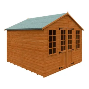 Pro-Tect Timber 10'x10' Shiplap Summerhouse (with optional Veranda)