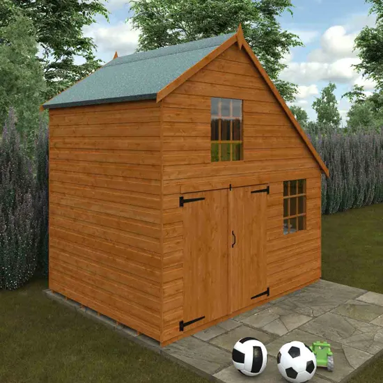 Pro-Tect Timber 6'x8' Shiplap Timber Club Garage - Image 5