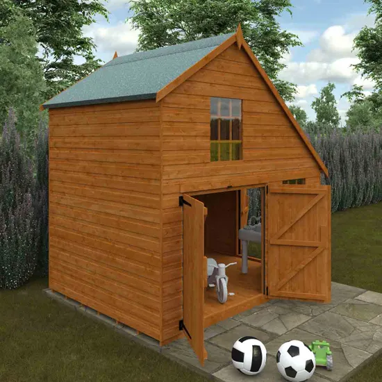 Pro-Tect Timber 6'x8' Shiplap Timber Club Garage