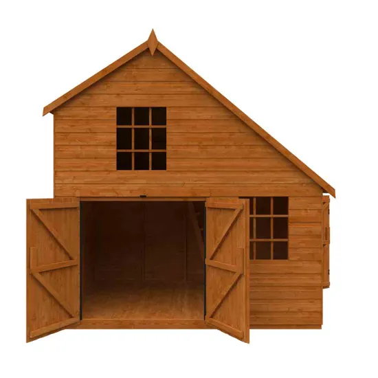Pro-Tect Timber 6'x8' Shiplap Timber Club Garage - Image 10