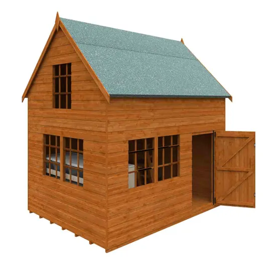 Pro-Tect Timber 8' x6' Shiplap Timber Country Cottage - Image 5