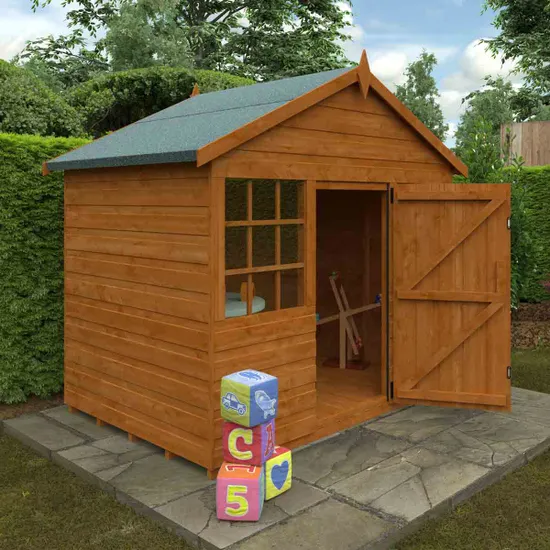 Pro-Tect Timber 4' x6' Shiplap Timber Wendyhouse (with optional Veranda)