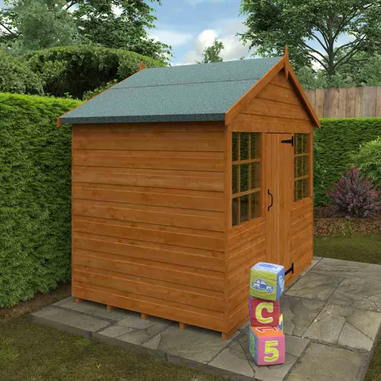 Pro-Tect Timber 4' x6' Shiplap Timber Wendyhouse (with optional Veranda) - Image 10