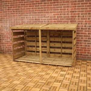 Mercia Timber Pressure Treated Budget Log Store -Double