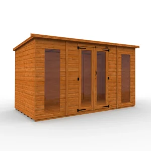 Pro-Tect Timber 12'x6' Shiplap Full Pane Summerhouse Workshop