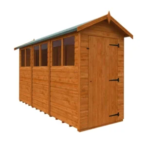 Pro-Tect Timber 12'x4' Flex Apex Shed - Express Delivery
