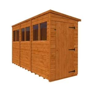 Pro-Tect Timber 12'x4' Flex Pent Shed - Express Delivery
