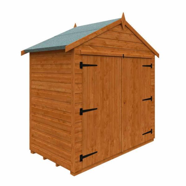 Pro-Tect Timber 3'x6' Flex Apex Bike Shed - Express Delivery