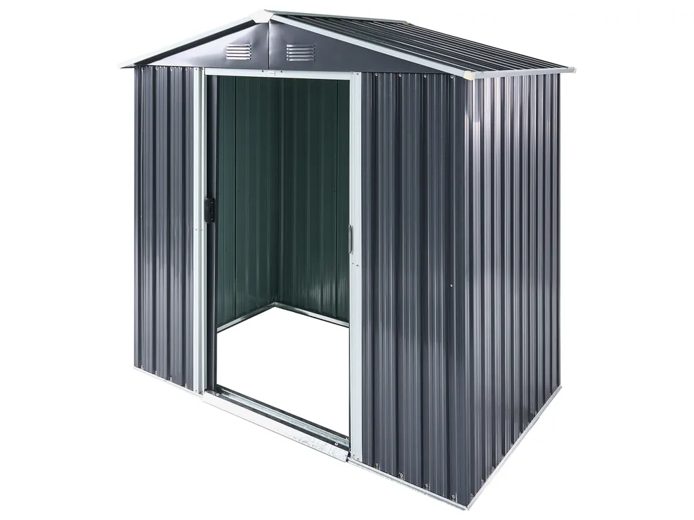 Pro-Tect Cirella 6x4 Metal Apex Shed - Graphite Grey - Image 8