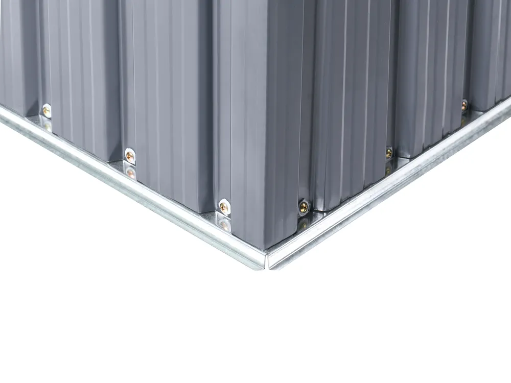 Pro-Tect Cirella 6x4 Metal Apex Shed - Graphite Grey - Image 10