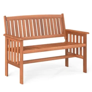 Pro-Tect Timber 2-Person Timber Garden Bench with Backrest