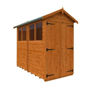 Pro-Tect Timber 8’x4′ Flex Double Door Apex Shed - Express Delivery