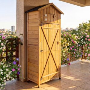 Pro-Tect Timber 2.5'x1.5' Garden Storage Unit