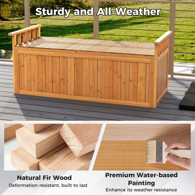 Pro-Tect Timber 209 Litre Storage Deck Box - Image 8