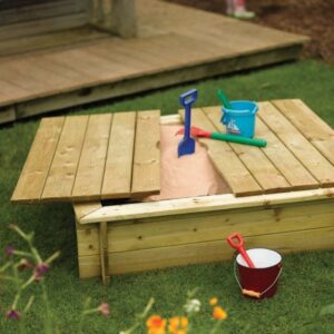Rowlinson Timber Sandpit With Lid (Coming Soon)