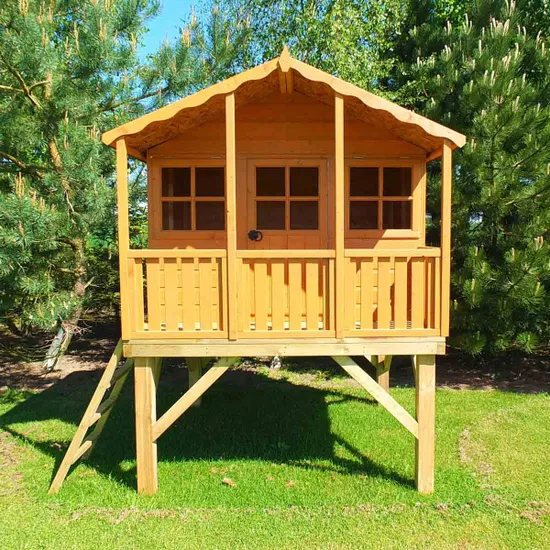 Shire Timber Stork 6'x4' Childrens Playhouse with Platform