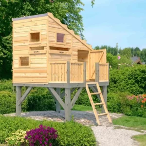 Shire Timber 6'x4' Command Post Playhouse with Platform