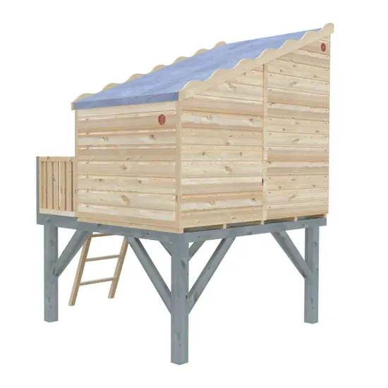Shire Timber 6'x4' Command Post Playhouse with Platform - Image 6
