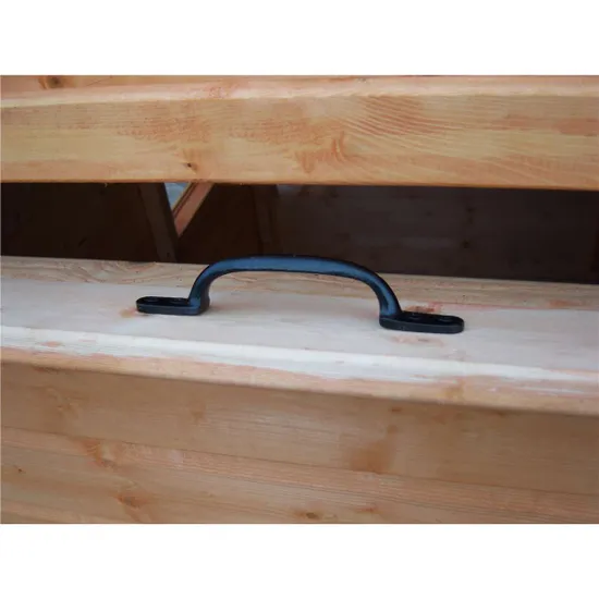 Shire Timber 6'x4' Command Post Playhouse with Platform and Slide - Image 11