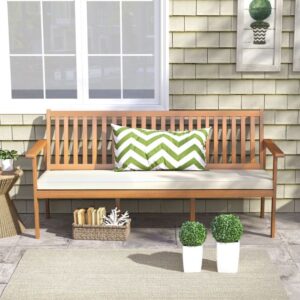 Pro-Tect Acacia Timber 3-Seater Long Patio Bench