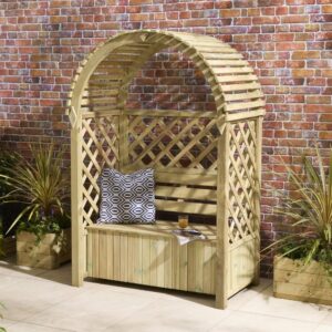 Rowlinson Chiltern Timber Arbour With Storage Box