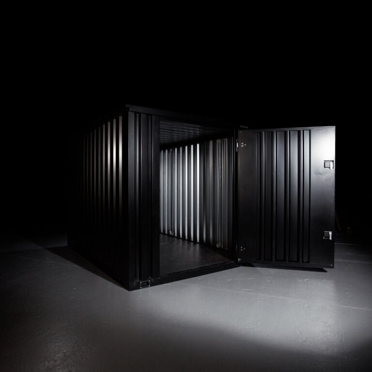 Solmha 6.5′ x 6′ SiteStore 2m Heavy Duty Storage Container- Matt Black ...
