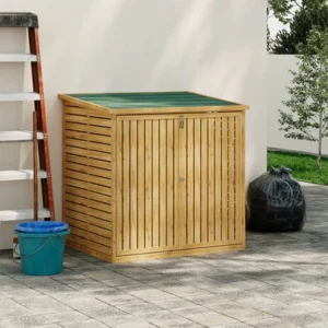 Living and Home Value Timber 4.5'x3.5' Bicycle/ Double Bin Store Store Unit