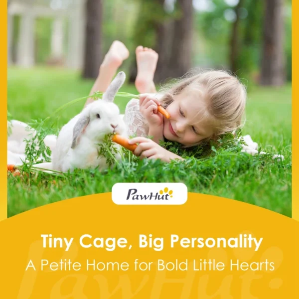 Outsunny PawHut Timber Rabbit Hutch – Grey and White → ShedMaster UK ...