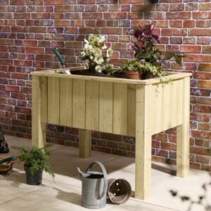 Rowlinson Timber Heritage Raised Deep Root Rectangular Planter