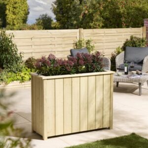 Rowlinson Timber Signature Heritage Tall Rectangular Planter