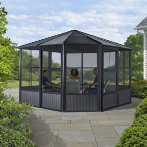 Sojag Charleston 12'x12'  (3.7m x 3.7m) Metal  Solarium