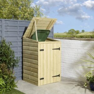 Rowlinson Timber Premier Shiplap Single Bin Store