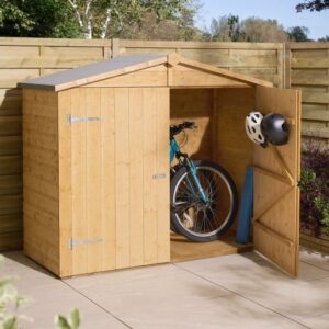 Rowlinson Timber 6' x 2.5' Shiplap Apex Wallstore With Floor