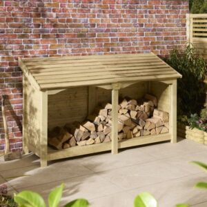 Rowlinson Timber Heritage Midi Double Log Store