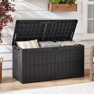 Pro-Tect 380 Litre Patio Deck Box - Black