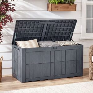 Pro-Tect 380 Litre Patio Deck Box - Grey