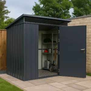 Yardmaster 8'x6' Yard-Pro Metal Pent Shed - Anthracite Grey (Coming Soon)