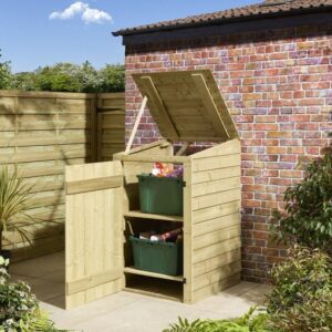 Rowlinson Traditional Timber Overlap Recycling Box Store