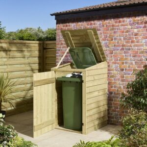 Rowlinson Traditional Timber Overlap Single Bin Store