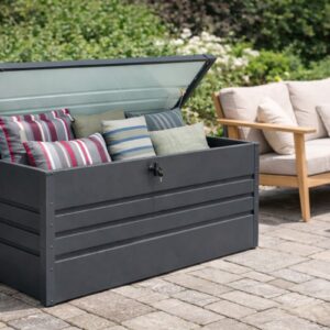 Ximax 6'x2.5' Metal Cushion Storage 1000 Litre Box - Anthracite